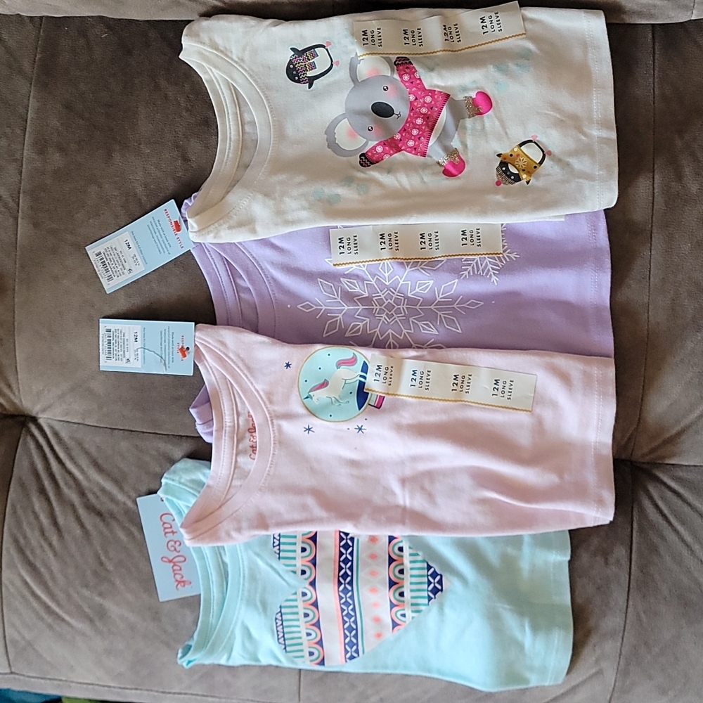 Cat & Jack Winter Long Sleeve Shirts